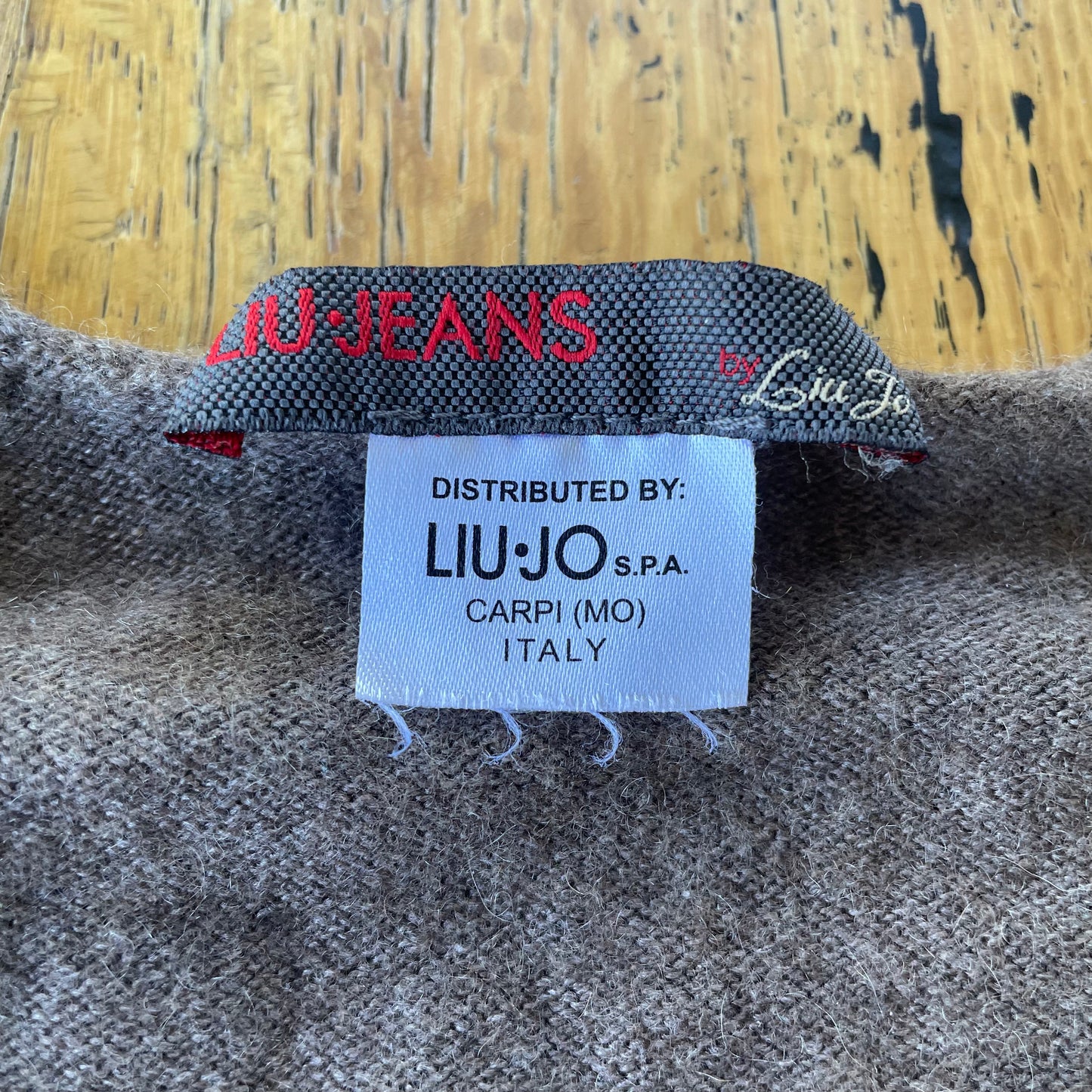 silk/cashmere wrap top