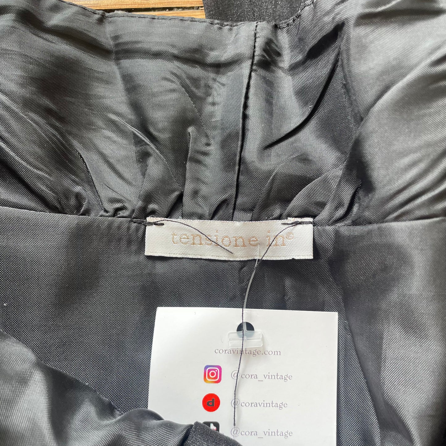 black wide leg trousers