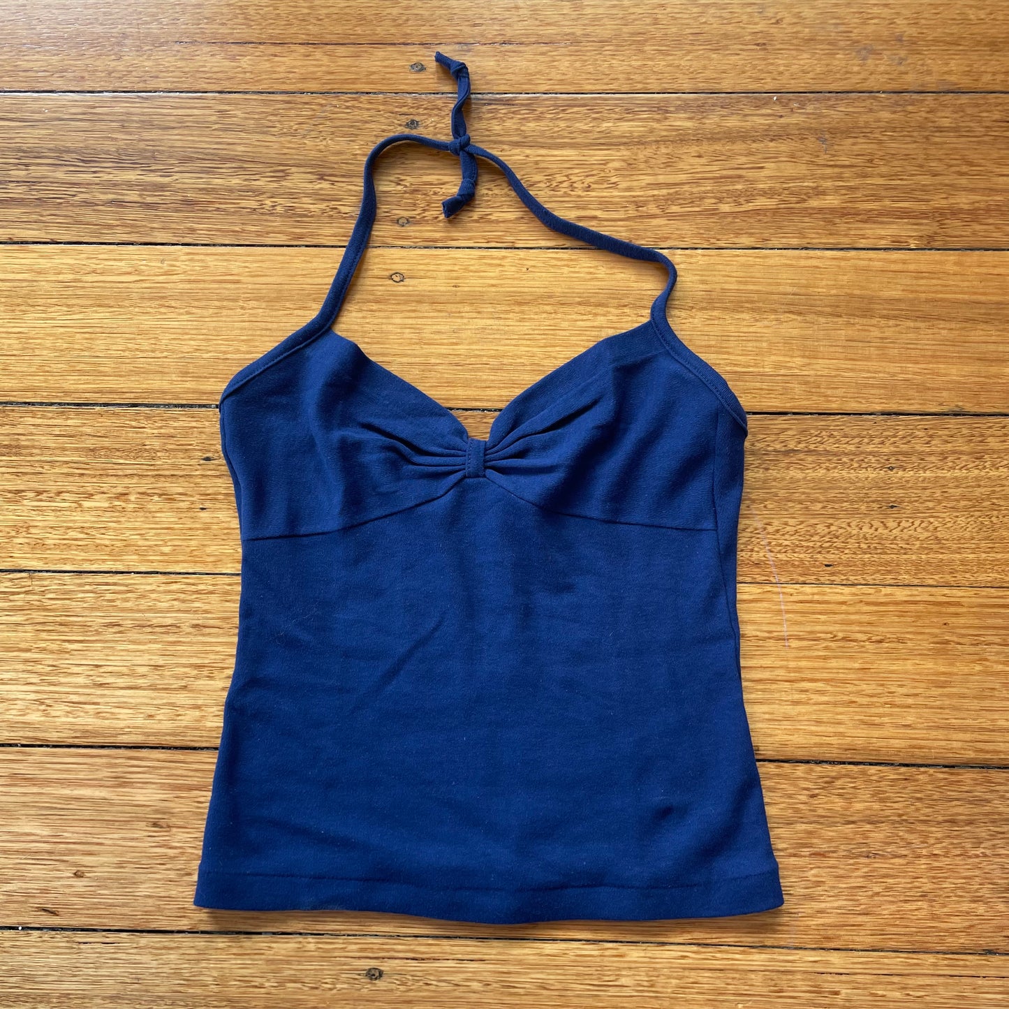 navy halter top
