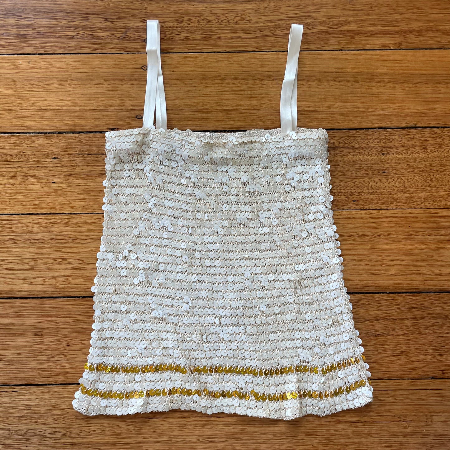sequin knit tank
