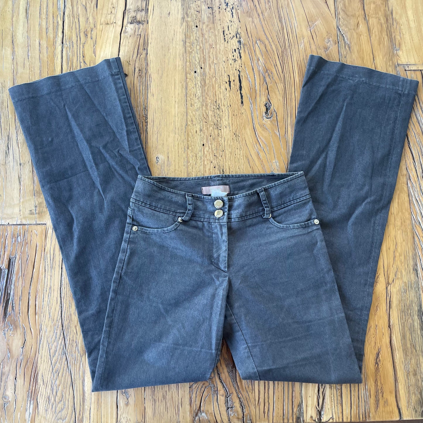 low rise bootcut pants