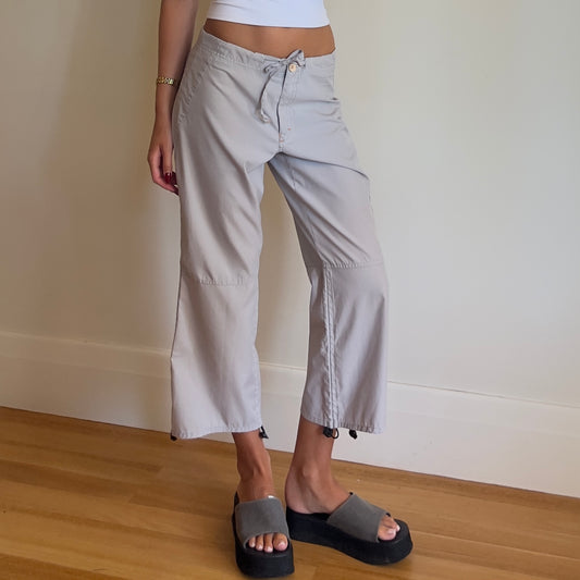 grey spray 3/4 pants