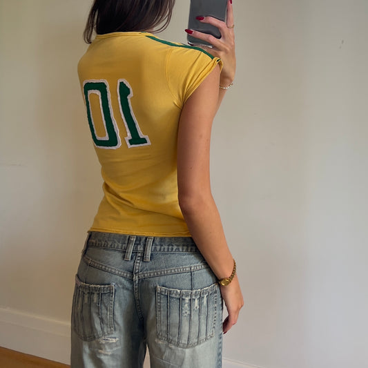 y2k Brasil baby tee