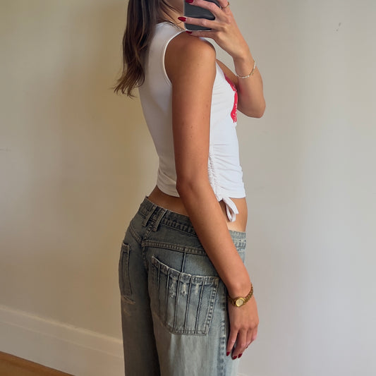 graphic "53" tank top