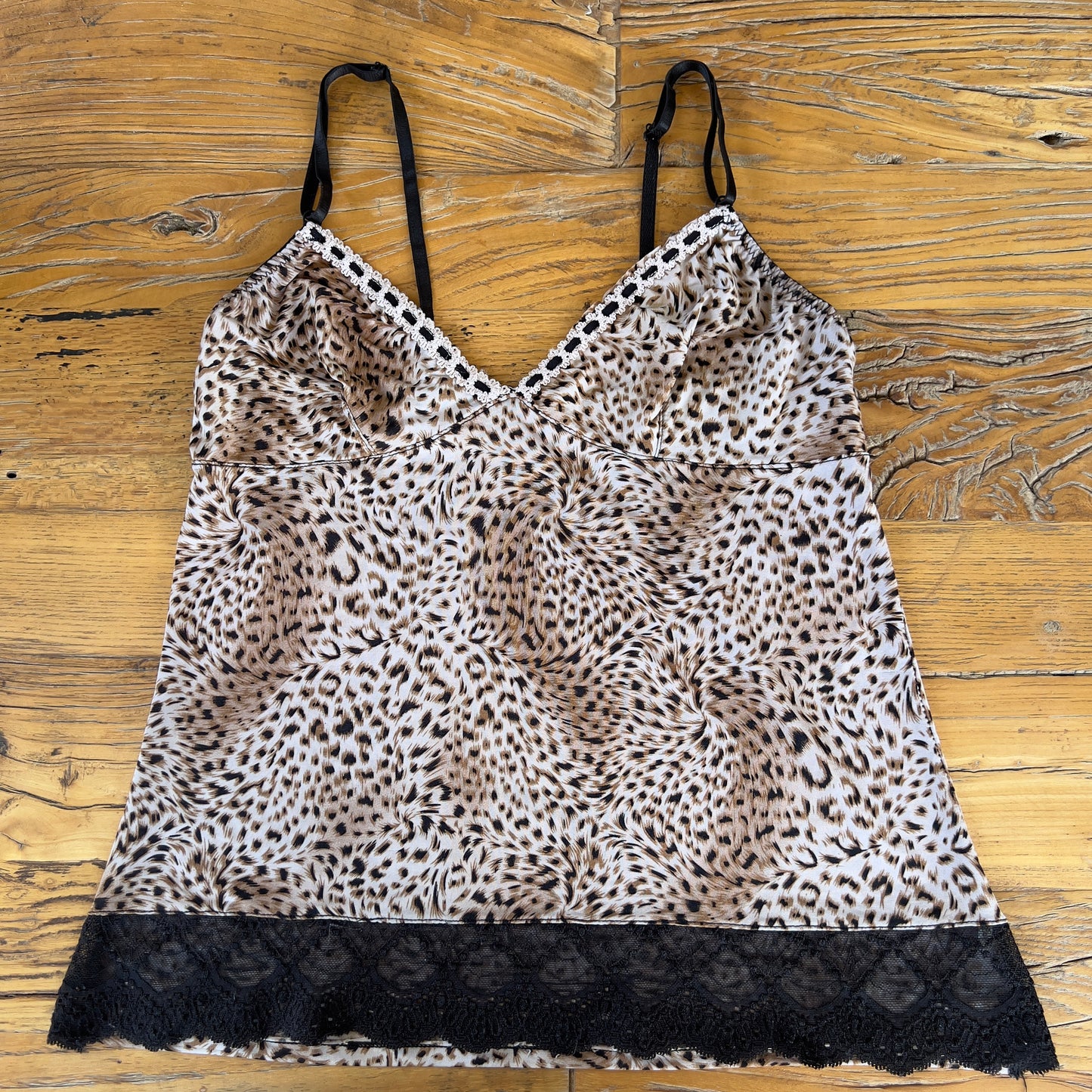 vintage animal print cami