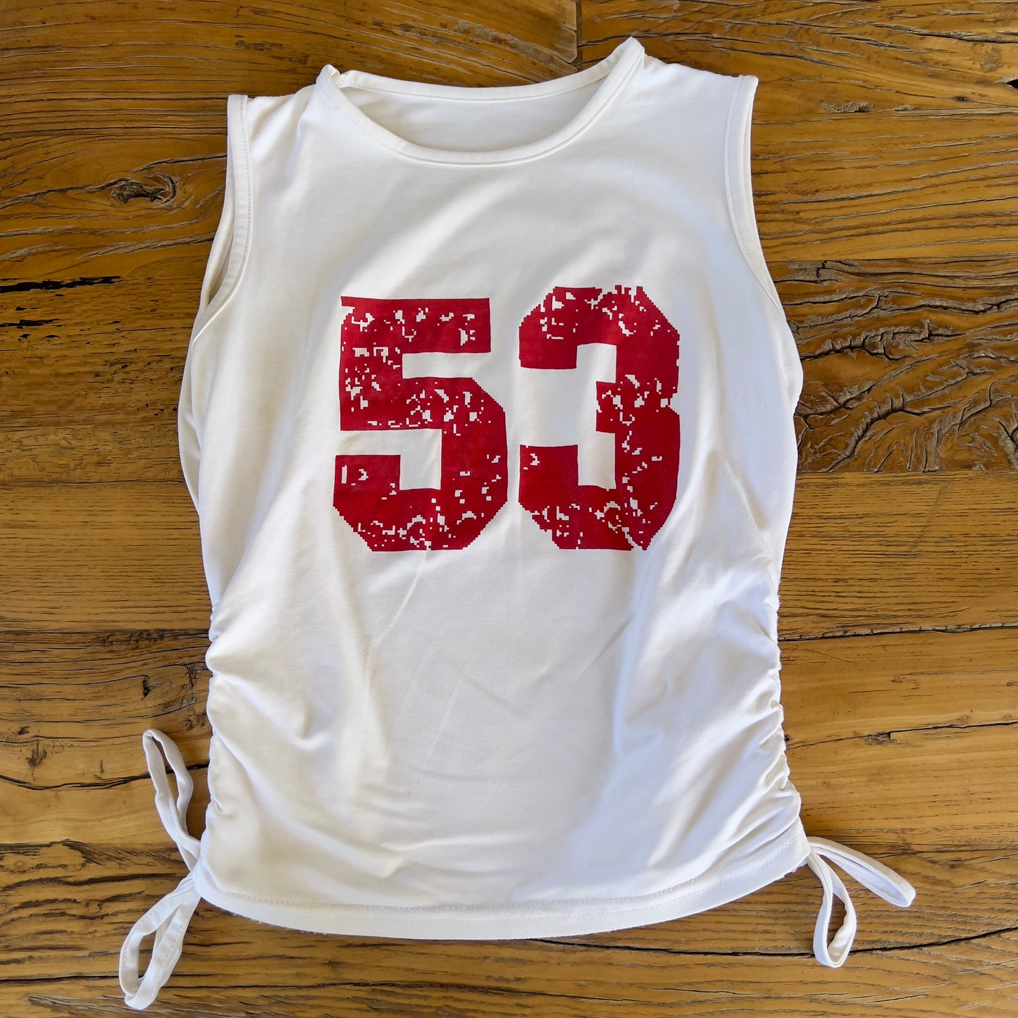 graphic "53" tank top
