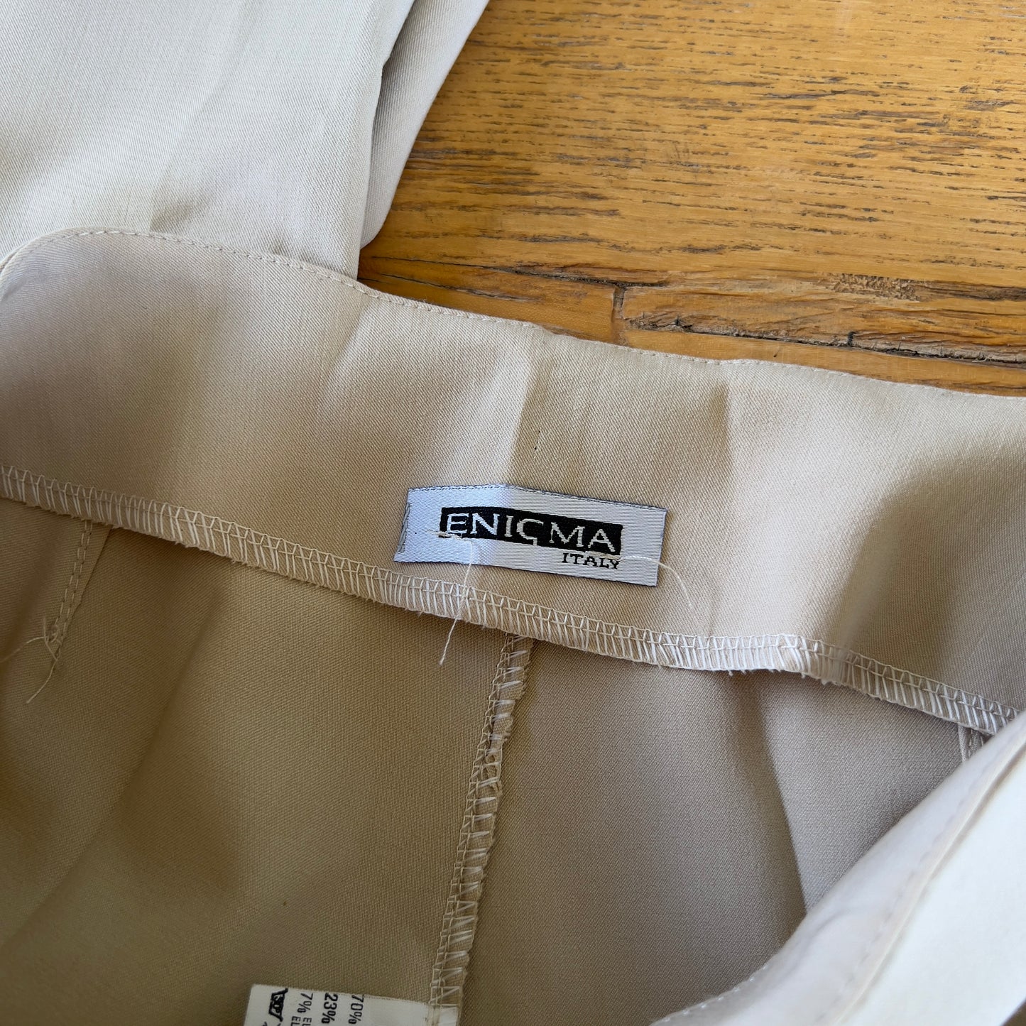 90s cream trousers