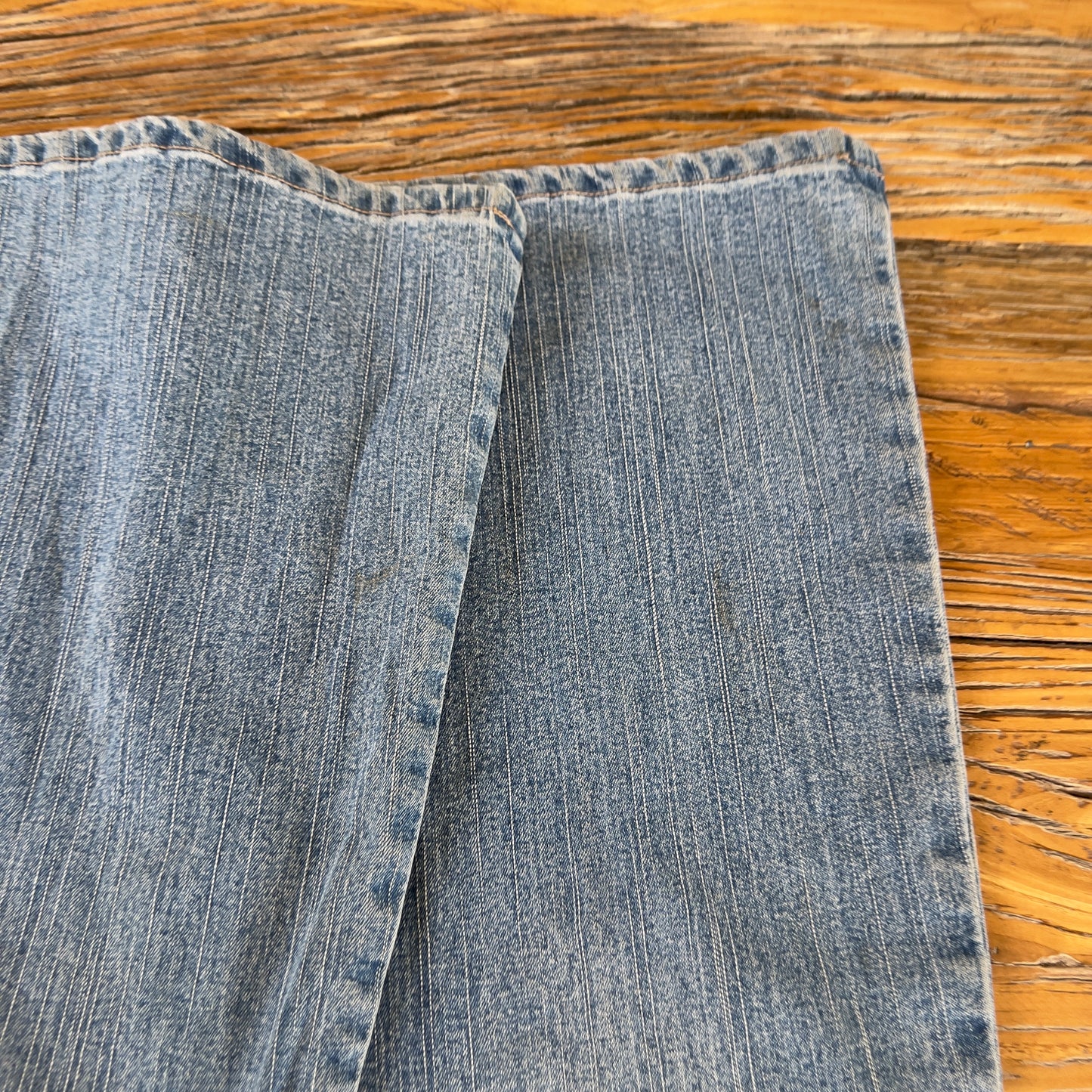 embroidered flared jeans