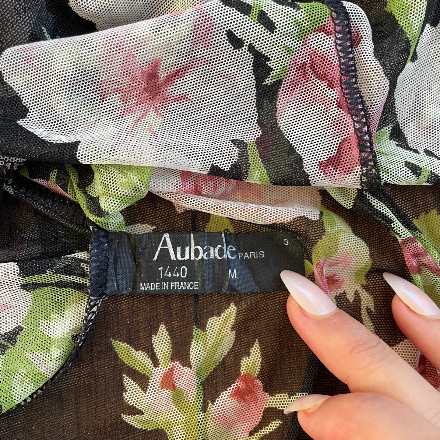 floral sheer cami