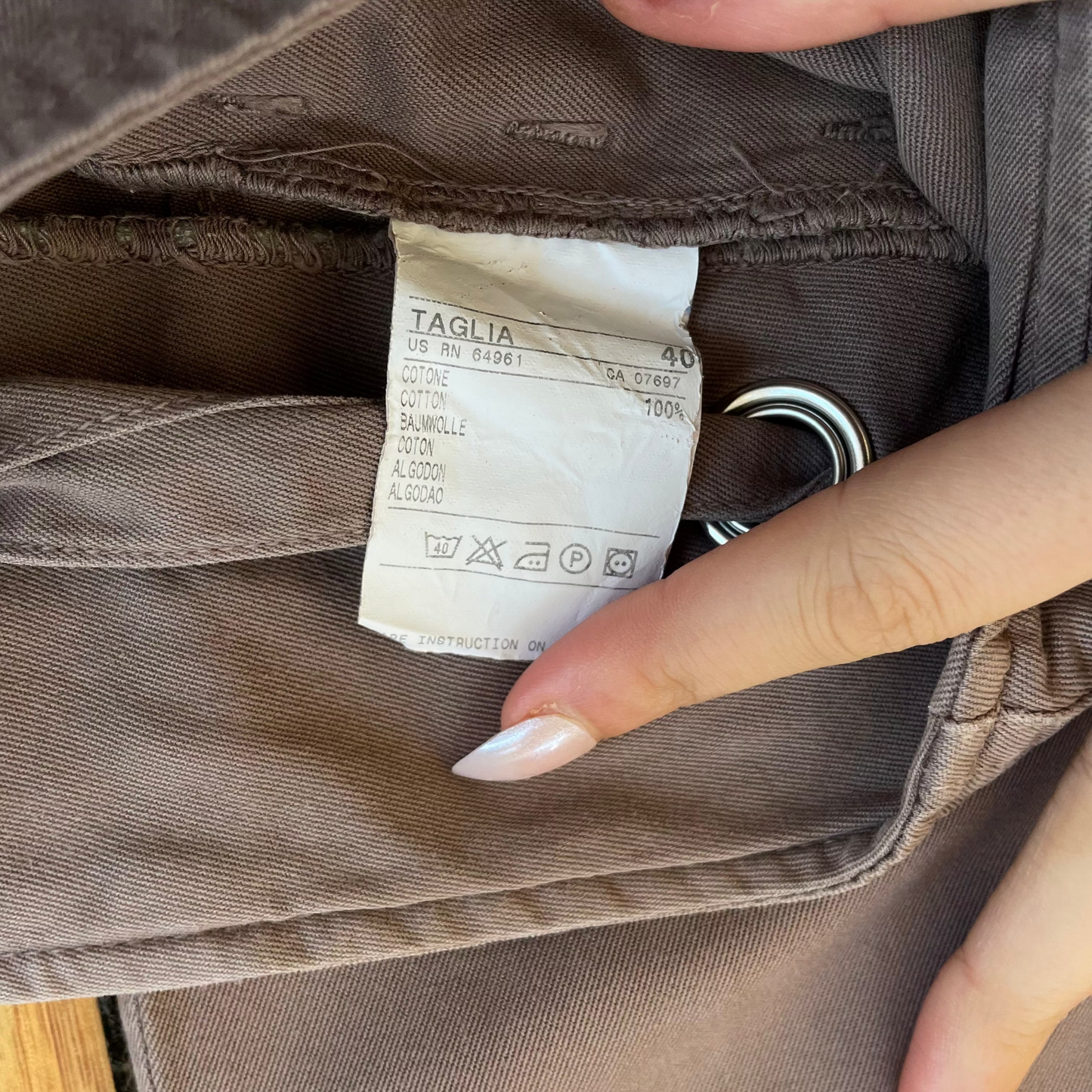 brown cargo style pants