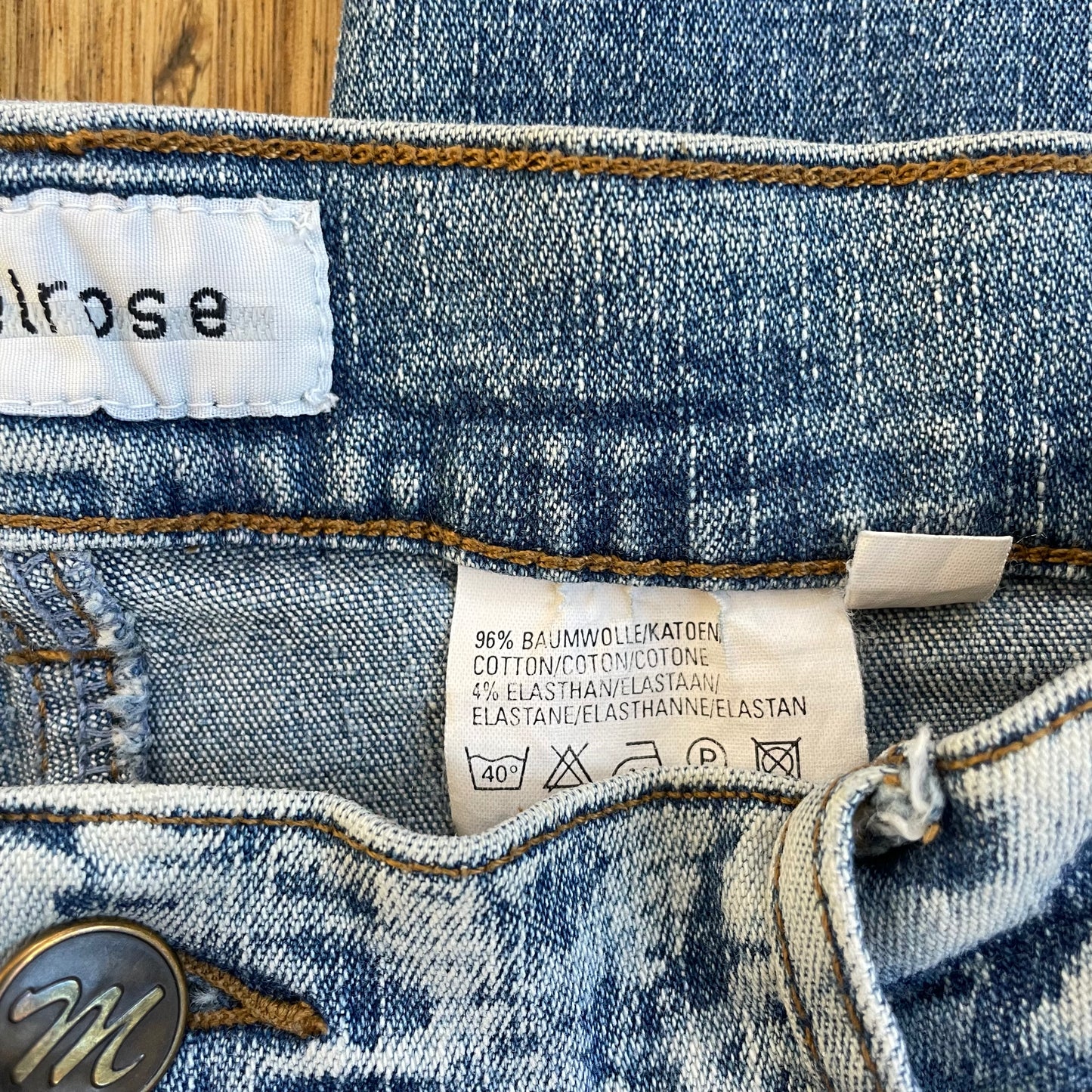 lace up style jeans