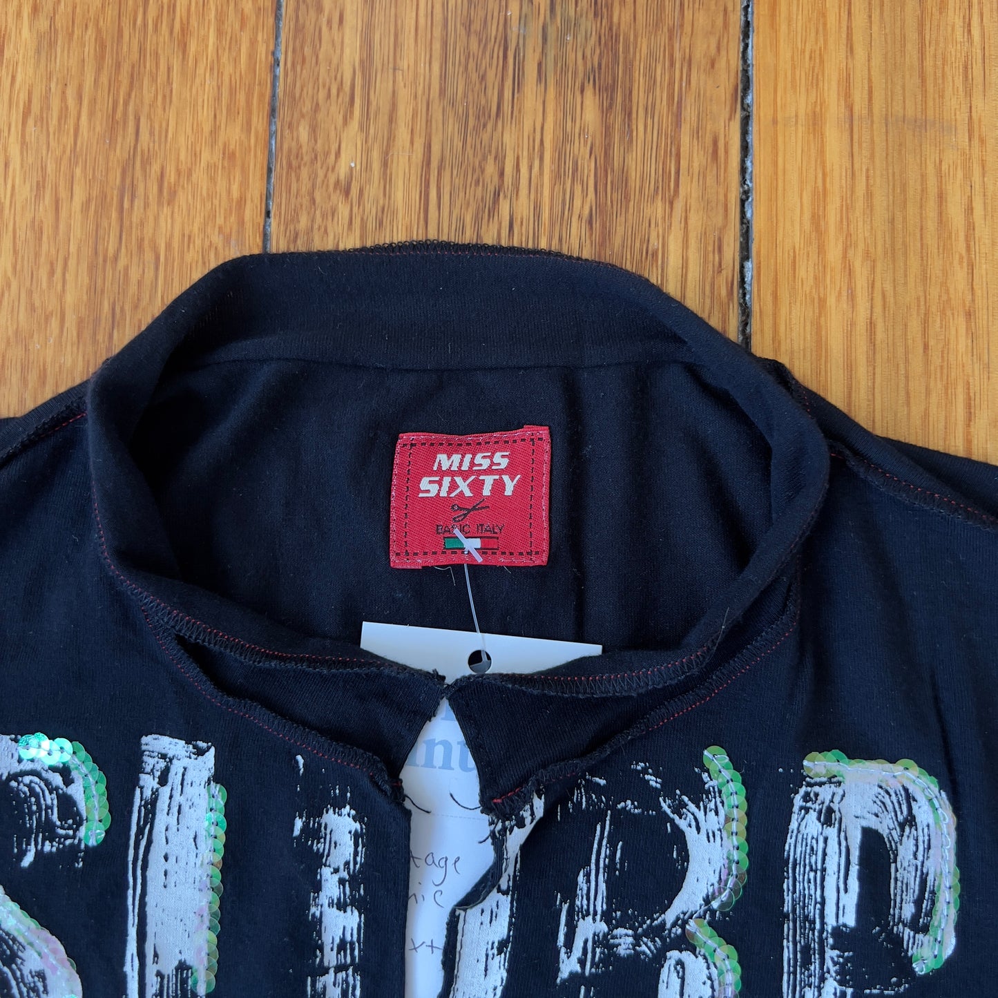 rare graphic Miss Sixty tank