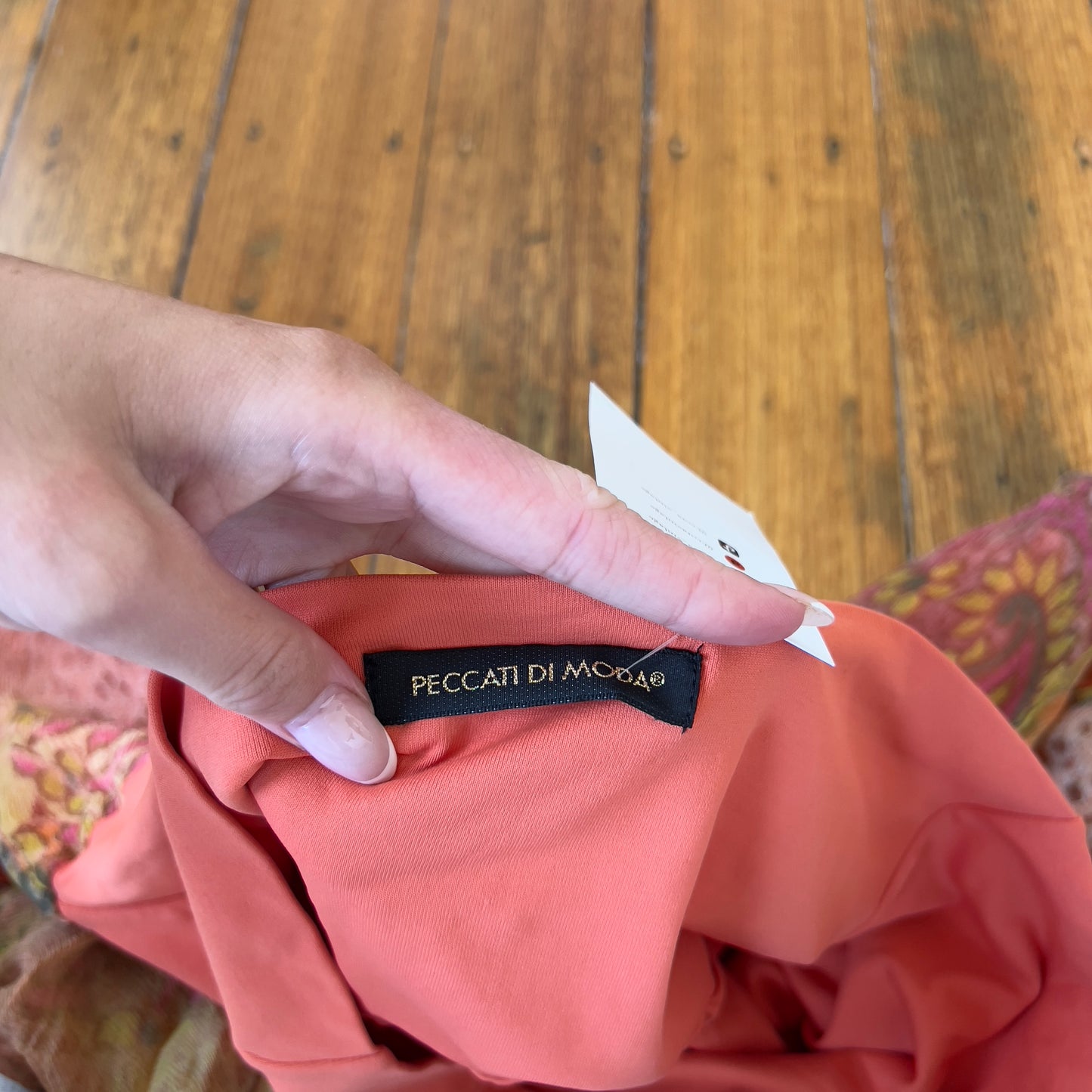 graphic mesh midi skirt