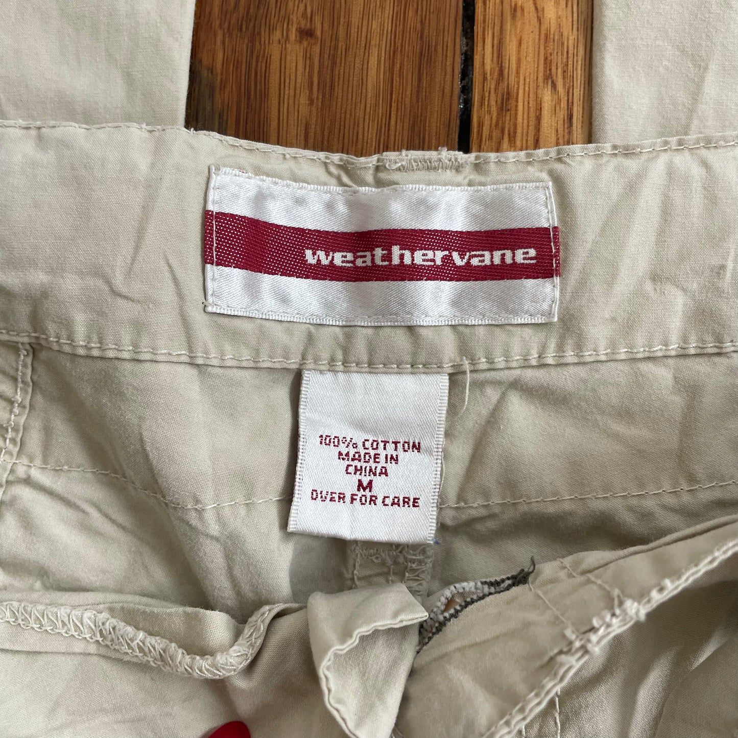 beige baggy cargo pants