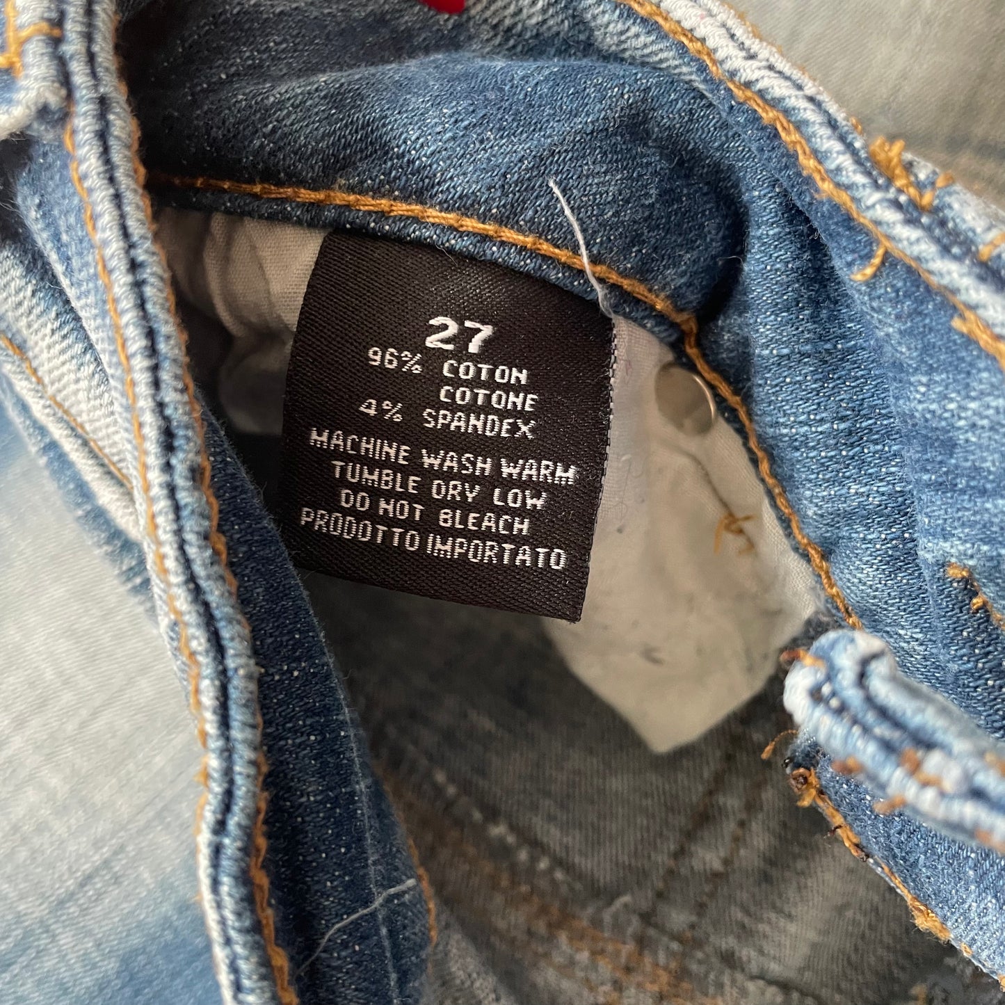 bootcut denim jeans