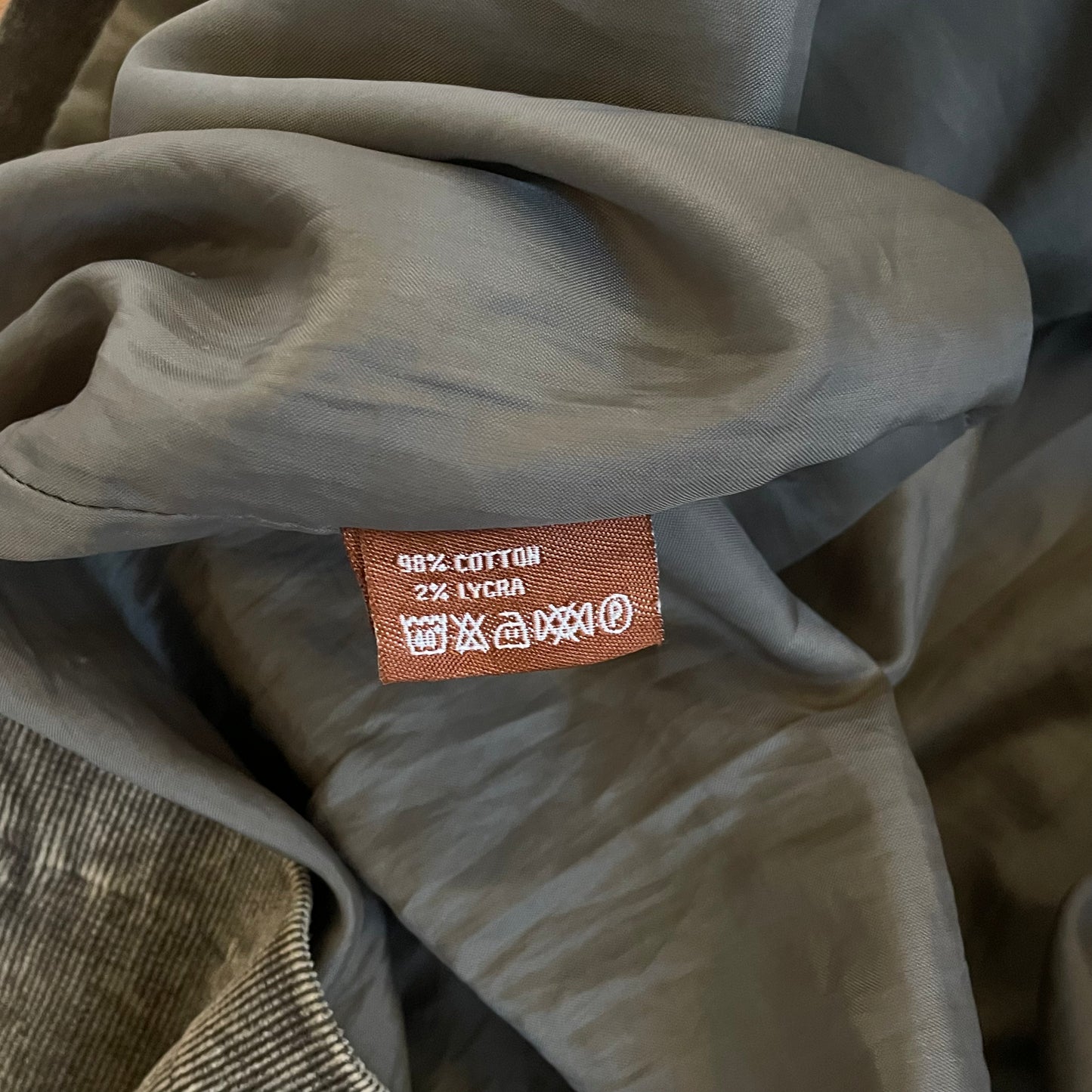 olive corduroy trench coat
