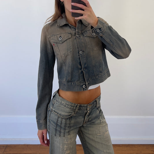 button up denim jacket