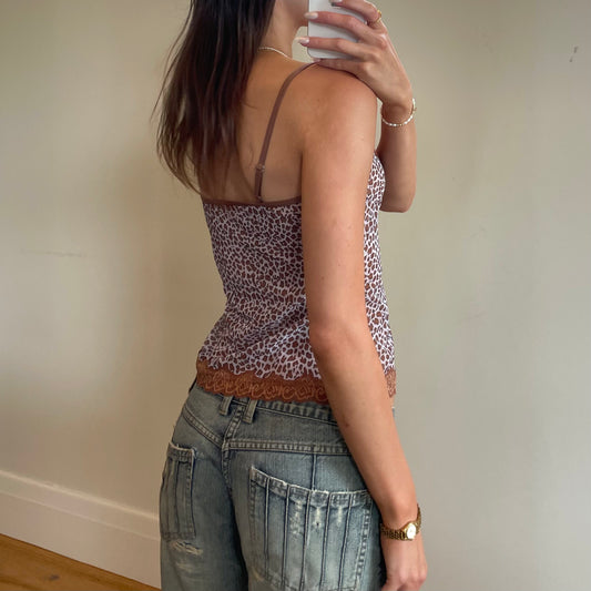 animal print cami