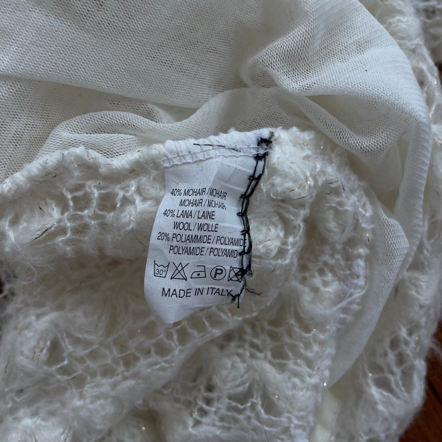 mohair wool wrap long sleeve