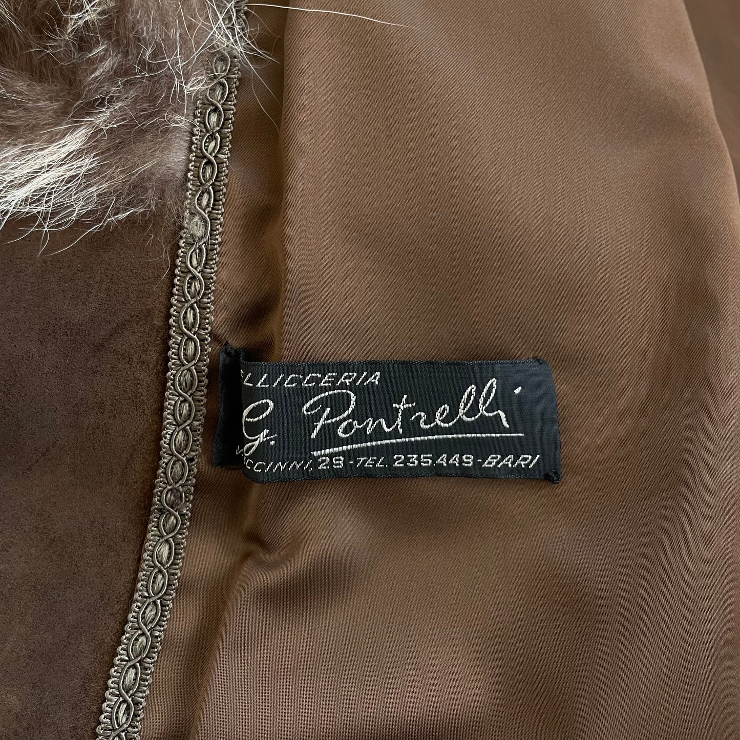 genuine Italian fur coat