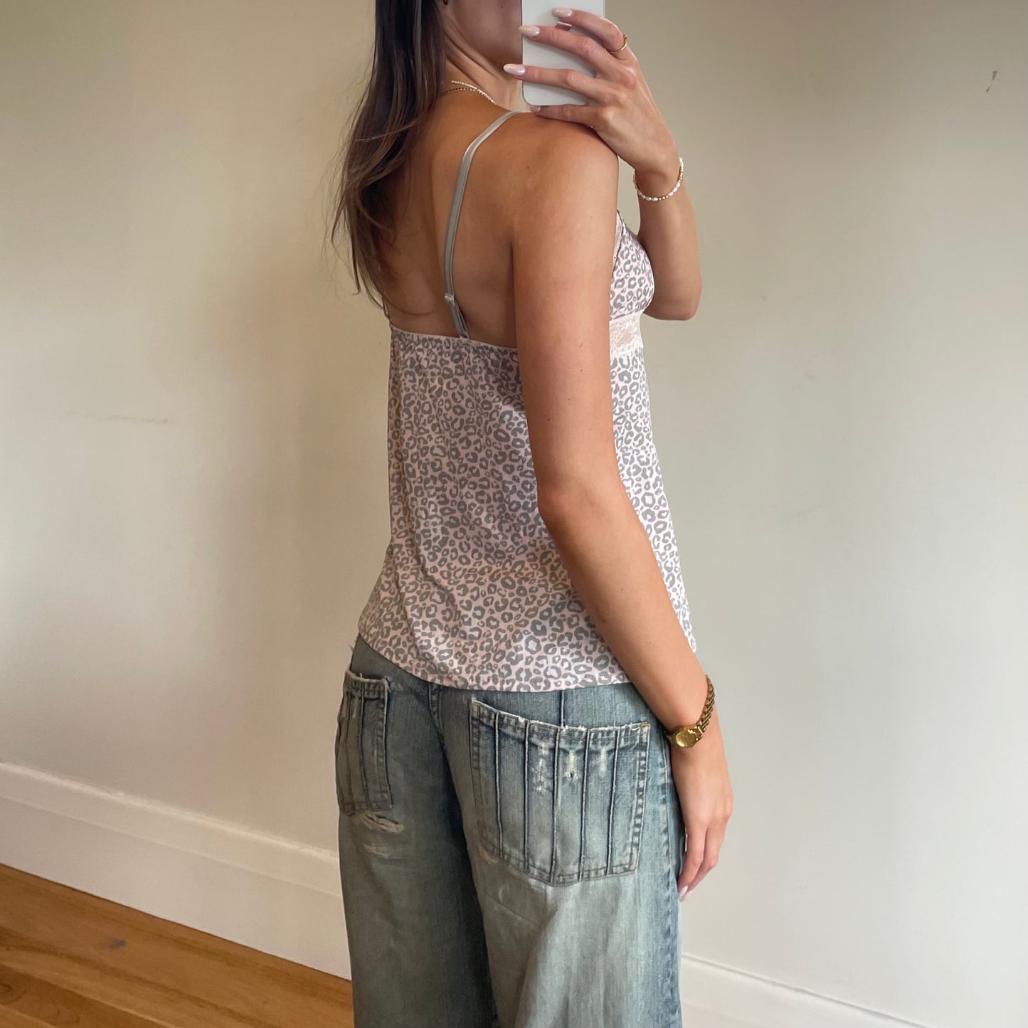 leopard print cami
