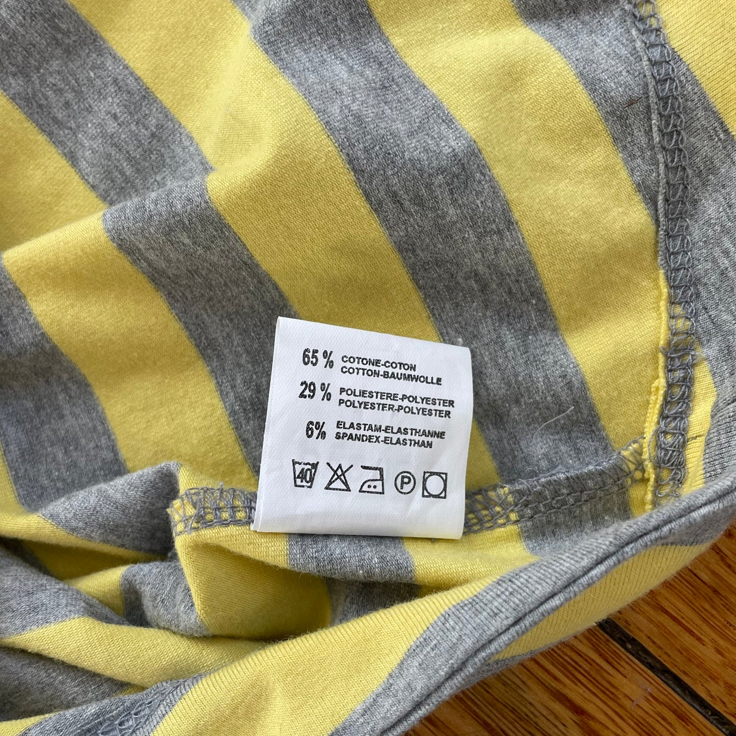 yellow stripe tank