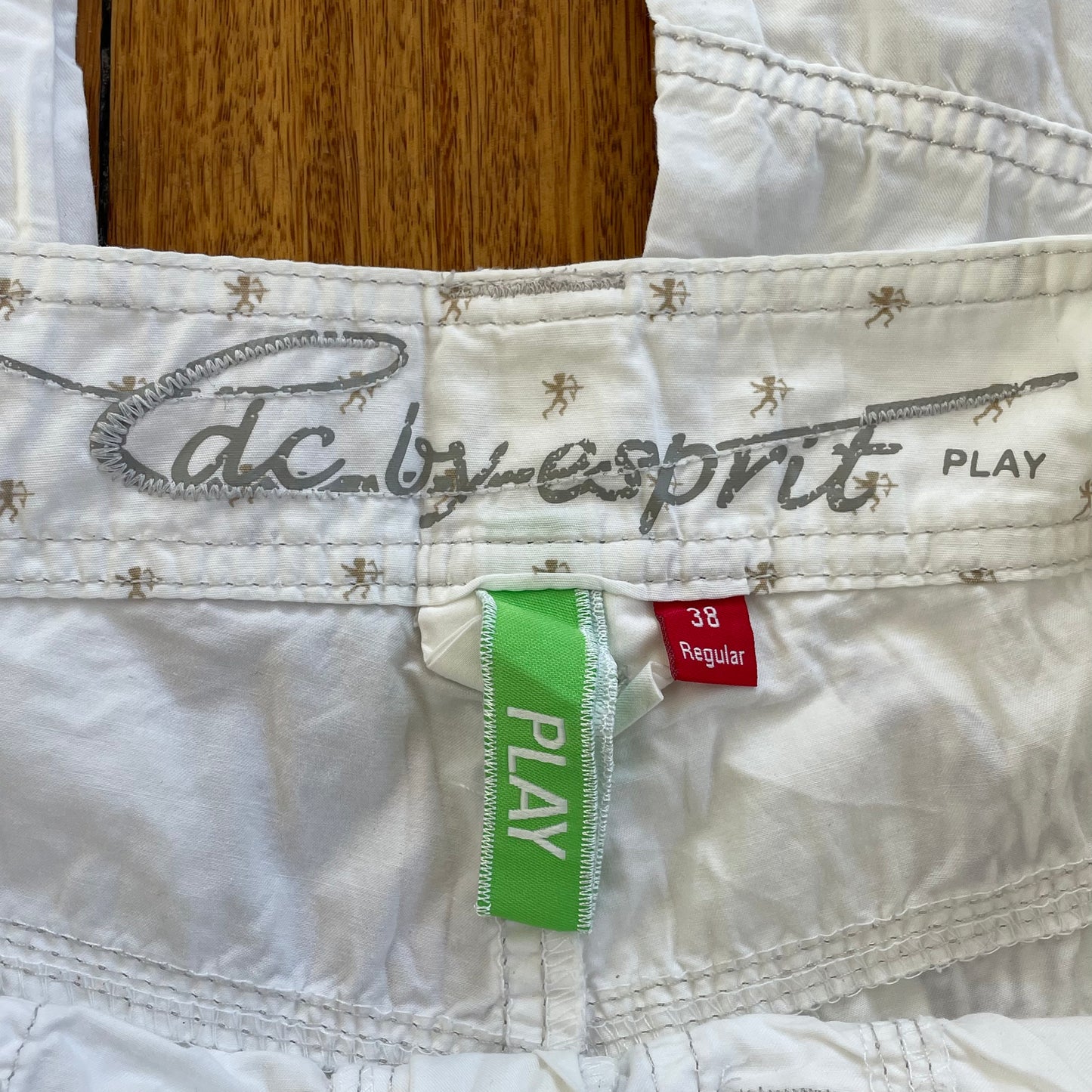 white cargo pants
