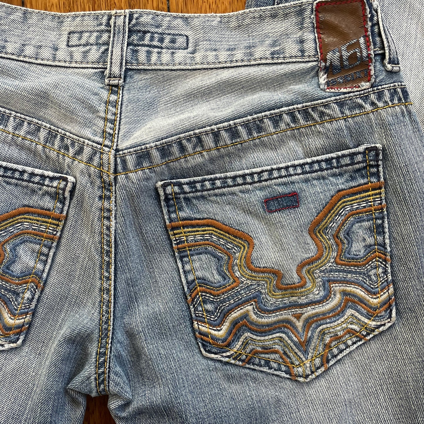 low rise bootcut jeans