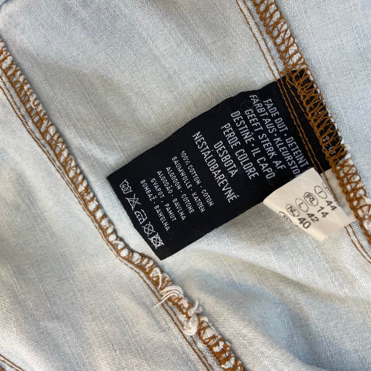 light denim zip up jacket