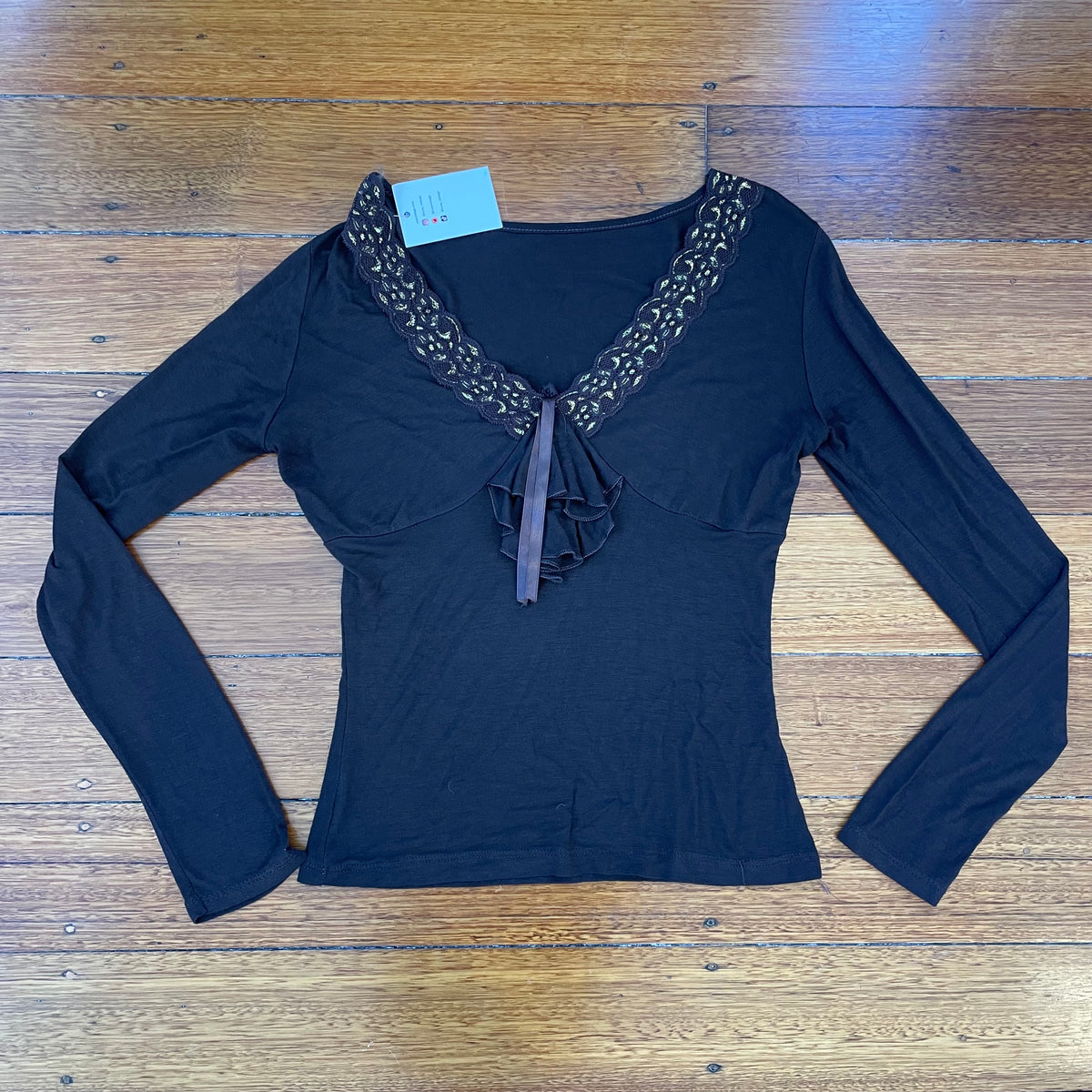 brown long sleeve