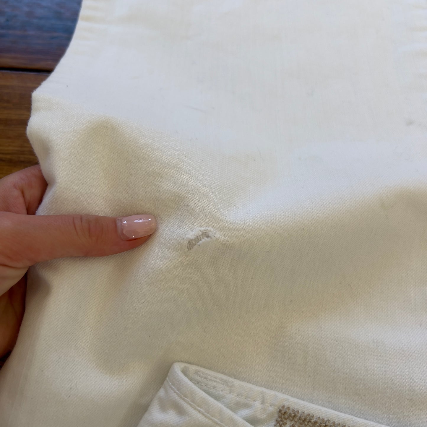 white wide leg jeans