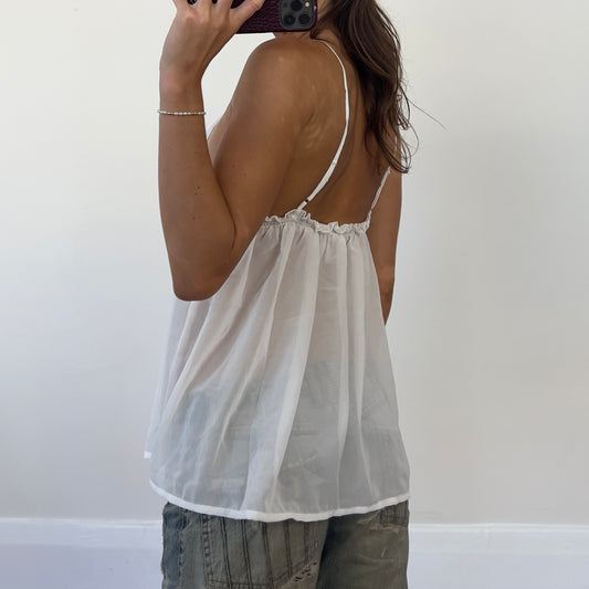 mesh lace babydoll cami