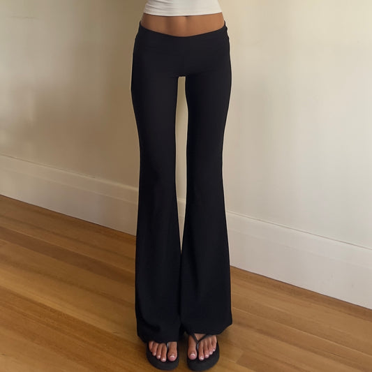 deadstock Face Off black flared pants