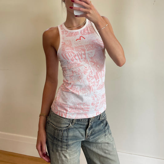 vintage rare Evisu graphic tank