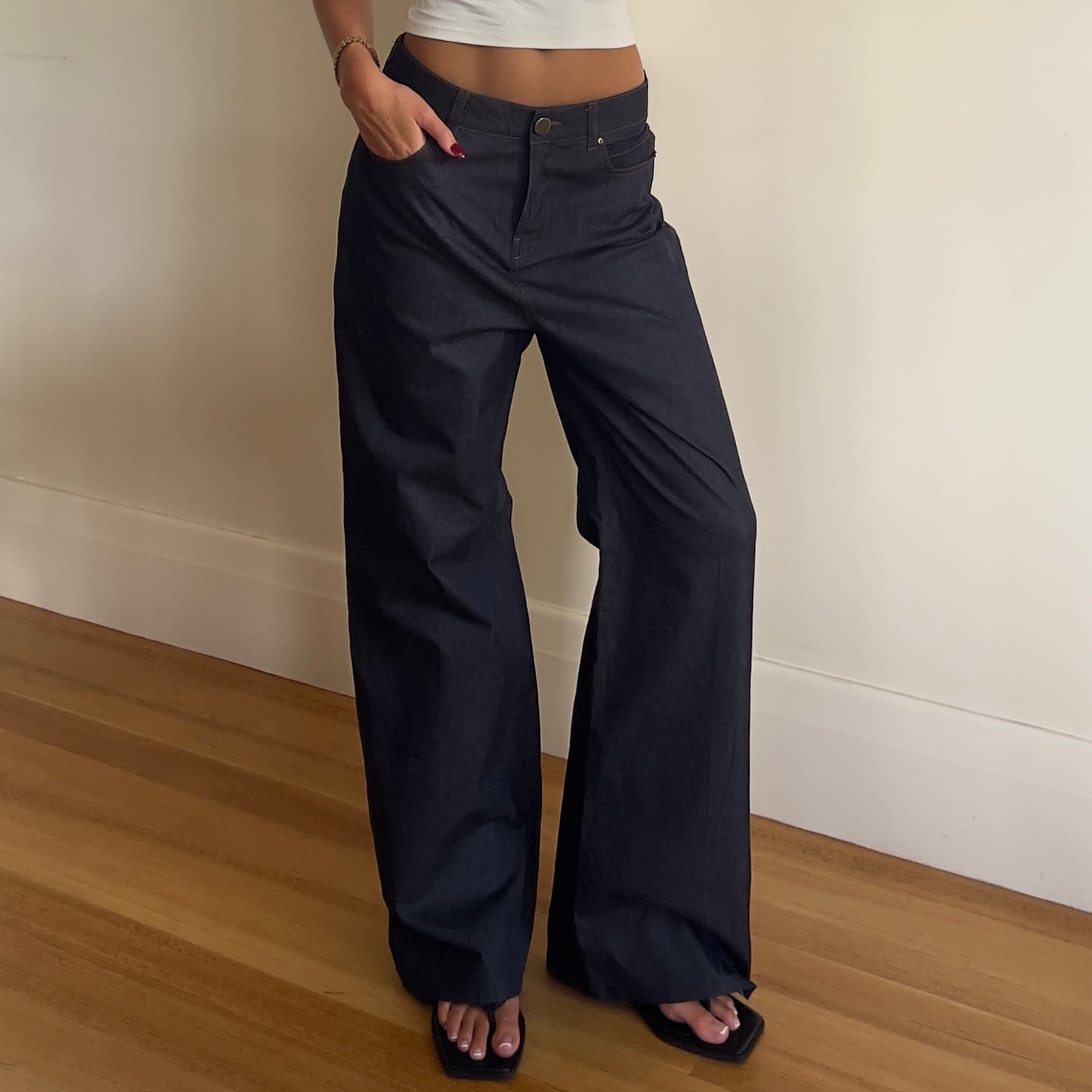 vintage baggy lightweight jeans