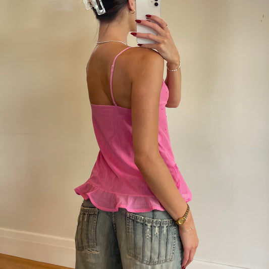 2000s pink cami