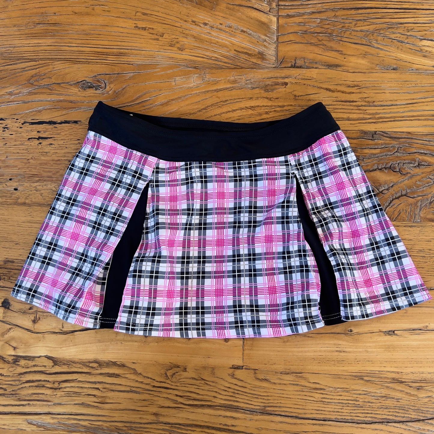 y2k plaid mini skirt