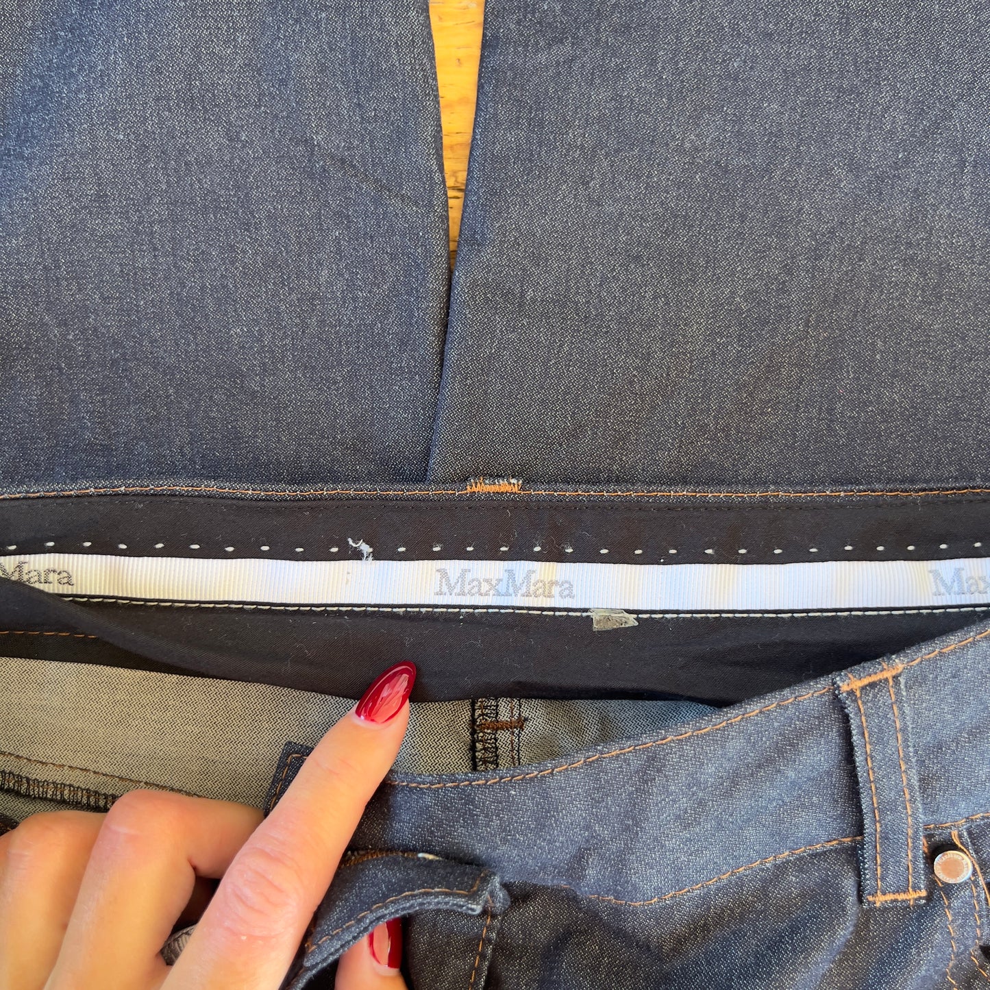 vintage baggy lightweight jeans