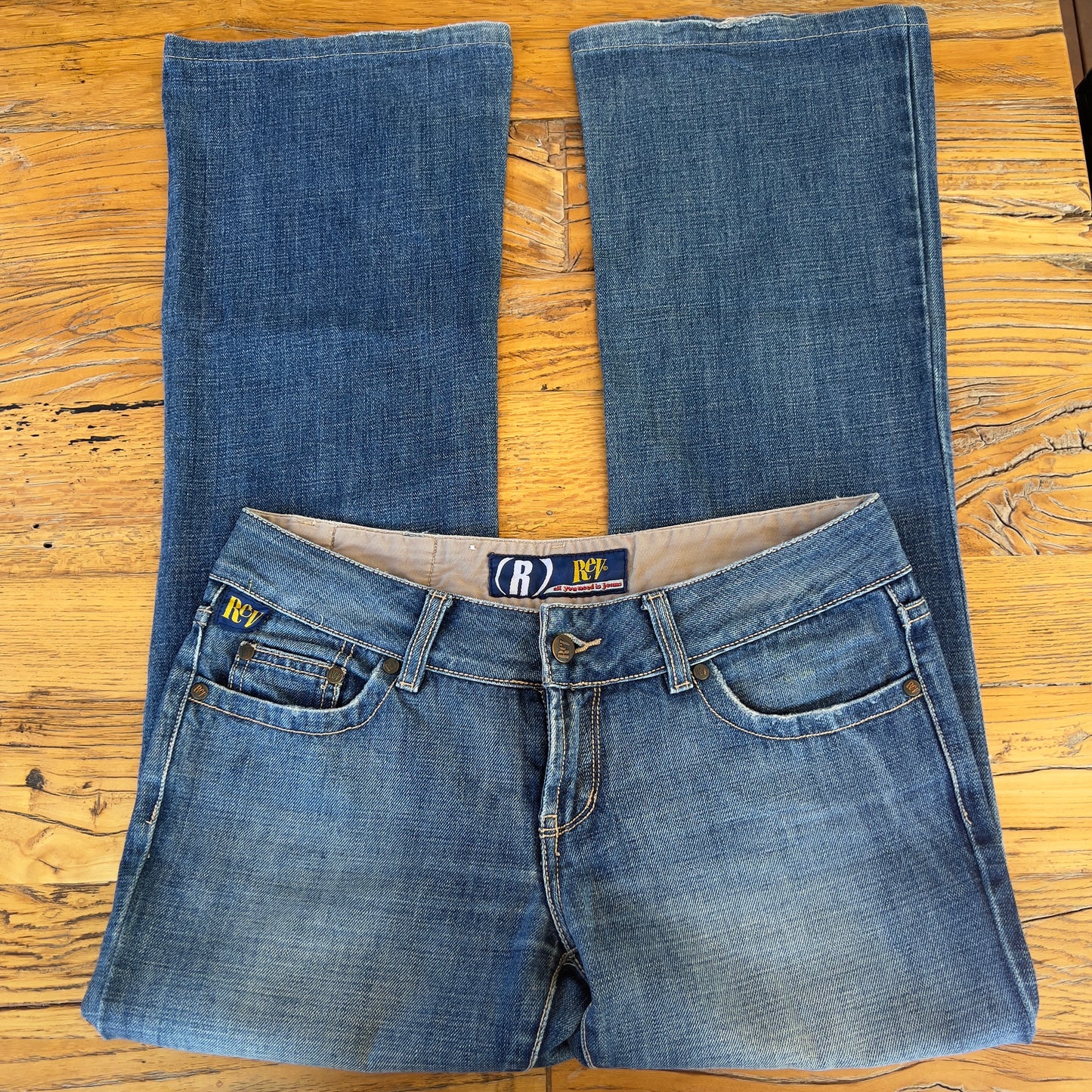 vintage low rise jeans