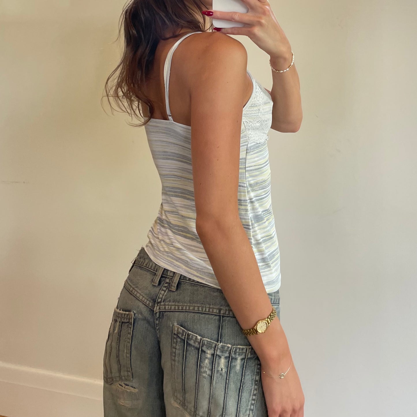 lacey stripe cami