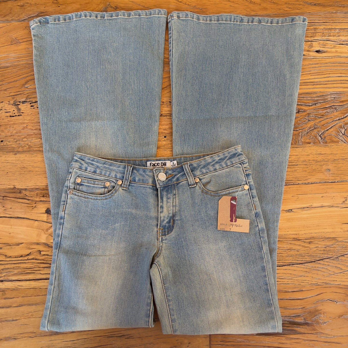 y2k deadstock Face Off jeans