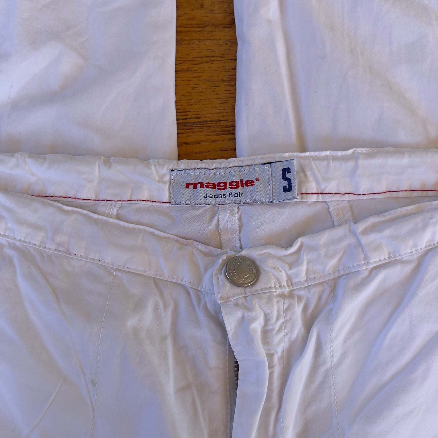y2k white baggy pants