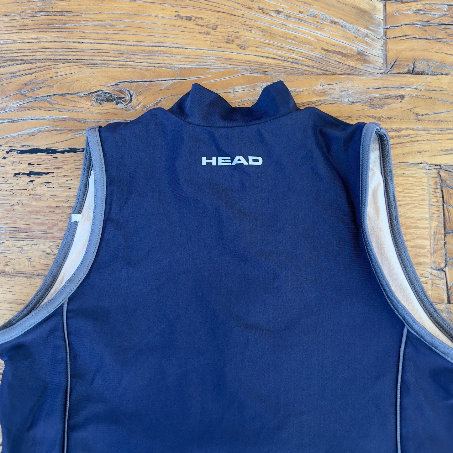 2000s zip-up sports tank