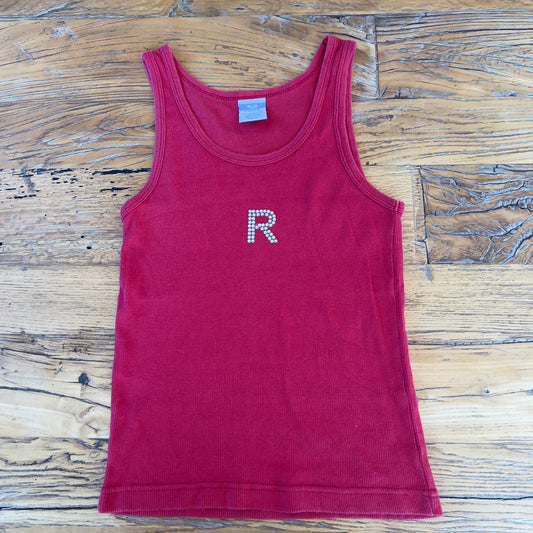 y2k red Roxy tank