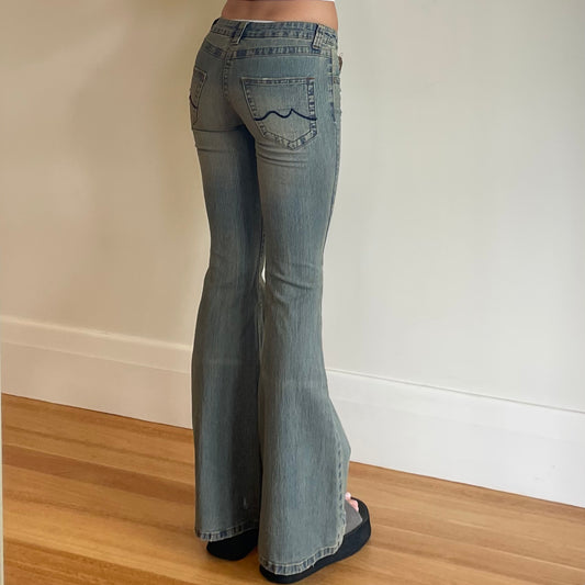 y2k deadstock Face Off jeans