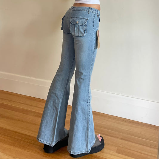 y2k deadstock Face Off jeans