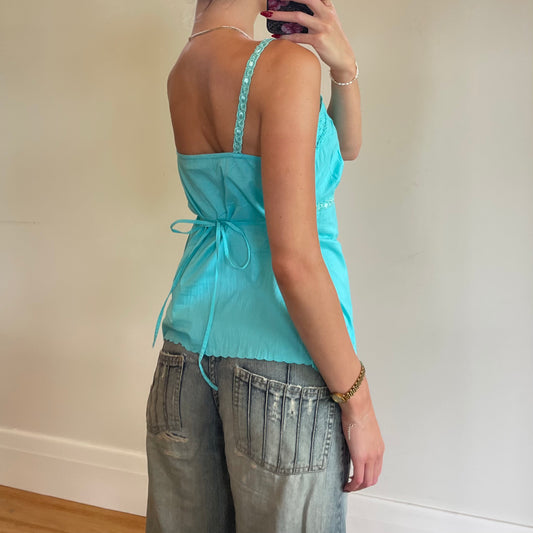 aqua tie-up cami