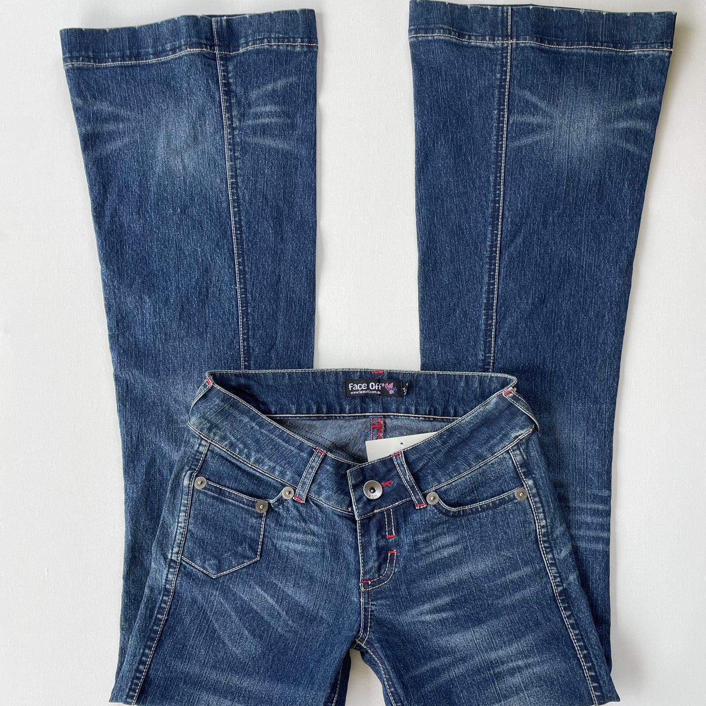y2k deadstock Face Off jeans