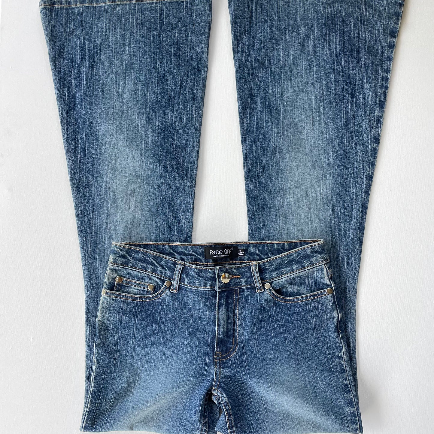 y2k deadstock Face Off jeans