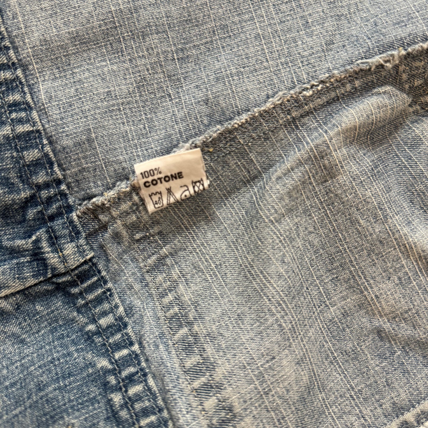 denim moto style jacket